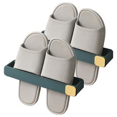 덴빌리어 便利鞋子收納架 25 x 5 x 3.5 cm, 2個, 藍色