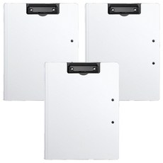 Good Good Shop 雙向A4文件板夾 3入, 1個, 白色