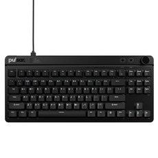 펄사 XBOARD MS 게이밍 유선 텐키리스 키보드, 블랙, R-R-Apx-XBMS01, 적축