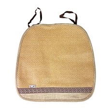 enjoylife 亞藤涼蓆餐椅墊 附椅背綁袋