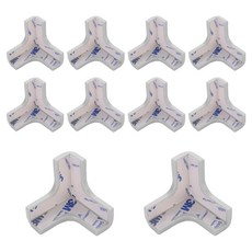 Natural Park 3面三角防撞護角, 10個, 灰色