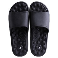 Barom Mall 室內磁石指壓拖鞋 240~245cm, 黑色, 1個