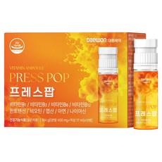 Daewon 吸收快的液態維他命Press Pop 184g, 10瓶, 1盒
