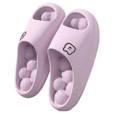 Barom Mall 浴室用指壓拖鞋, 1個, 淺紫色