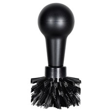 KALDIN 咖啡機手柄濾杯圓形清潔刷 53/54mm, 黑色, 1個