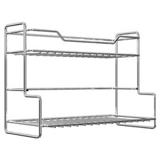 THE ZAKKA 不鏽鋼多功能廚房置物架, 銀色, 1個