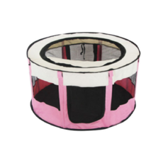 圓柱 寵物帳篷, 1個, 粉色