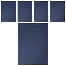 Youngoh 仿皮獎狀夾 A4, 5個, 海軍藍