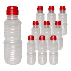 大慶 P 醬料瓶 + 紅色蓋, 10個, 250ml