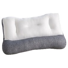 마샤투 편한 베개 750g, 화이트 + 그레이, 1개