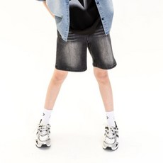 applepink 女童 3.5分 貓鬚水洗丹寧褲 U307