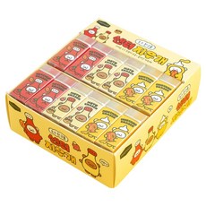 PINKFOOT 醬料好朋友 中心橡皮擦 3款 x 12入組, 1套, 混合顏色