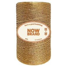 WoolClub NOW BRAND 金屬紗線 編織線 250g, 1個, 104 金色