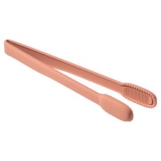 키친팩토리 플래티넘 파스텔 실리콘 멀티집게, 코랄핑크, 1개