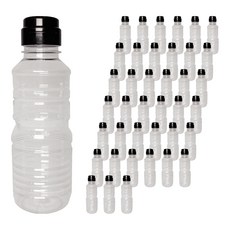 DaeKyung P 醬料瓶 + 黑色蓋, 40個, 250ml