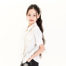 applepink 女童領結襯衫 U363