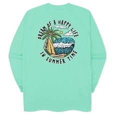 In summertime 寬鬆版防磨長袖T恤