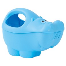 Kes.B 自然沙星朋友們河馬澆水器, 1個, 天藍色, 131克