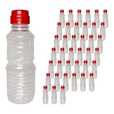 大慶 P 醬料瓶 + 紅色蓋, 40個, 250ml
