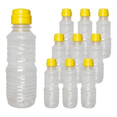 大慶 P 醬料瓶 + 黃色蓋, 250ml, 10個