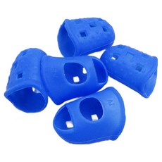 Keublang's 舒適手指保護矽膠指套 L, 藍色, 20個