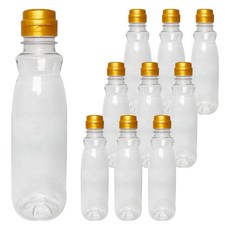 大慶 P 多功能醬料瓶 + 金色蓋, 10個, 350ml