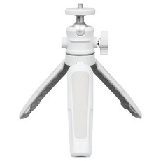 라이트밸런스 휴대용 브이로그 카메라 미니 삼각대, 화이트, 1개, SS-2415