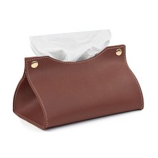 AHOYE 歐風皮革衛生紙盒, 咖啡色