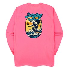 Waikiki Beach寬鬆版防磨長袖T恤