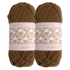 청송뜨개실 아이러브얀 뜨개실, 32 시나몬, 2개