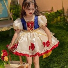 Bebemong Story 女童紅色蝴蝶結連身裙