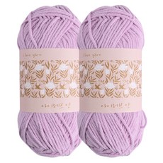 청송뜨개실 아이러브얀 뜨개실, 14 인디퍼플, 2개