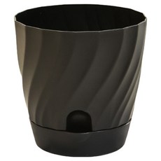 Toppia 簡約花盆, 1個, 黑色