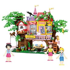 woma 夢想城市 森林小屋積木, 1個, 混色