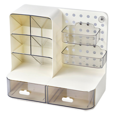 Glo-us 書桌收納筆筒 黃色洞洞板組合, 1個, 混合色