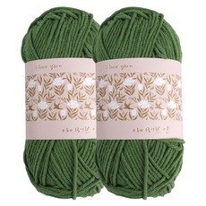 청송뜨개실 아이러브얀 뜨개실, 29 그린티, 2개