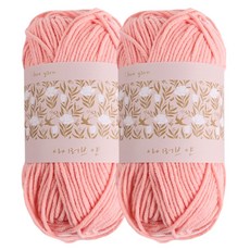 청송뜨개실 아이러브얀 뜨개실, 06 살몬, 2개