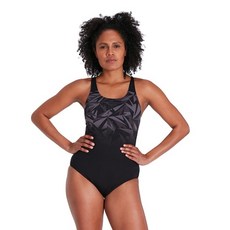 speedo 女性用耐穿Boom Splice連身泳衣 8-08694G718