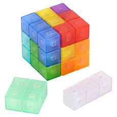 Kes.B 堅固磁力索瑪立方塊套組, 1套, 混合色