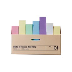 구디파이 교과서 참고서 독서노트 인덱스 스티키노트, 파스텔, 1개, 700매