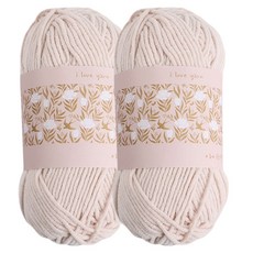 청송뜨개실 아이러브얀 뜨개실, 03 크림베이지, 2개 03 크림베이지, 2개