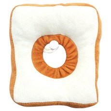 Wavy Days 寵物吐司造型頸枕項圈, 1個, 象牙白