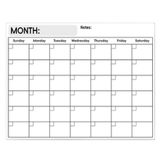 Hatae小整理整頓好的冰箱磁鐵記事板 日曆風格3 a3