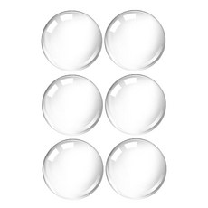 AHOYE 透明矽膠防撞貼 4cm 門把防撞, 6顆, 透明色