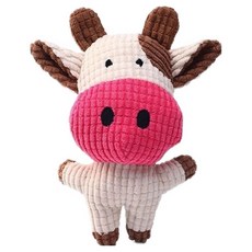 DING DONG PET 狗狗摯友安撫娃娃, 乳牛, 1個