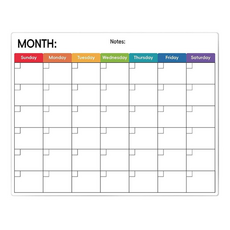 Hatae小整理整頓好的冰箱磁鐵記事板 日曆風格1 a3