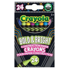 Crayola 繪兒樂 大膽鮮豔蠟筆, 1個, 24色