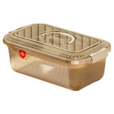 Dailycoo 簡約家用急救箱 雙色灰 30 x 18 x 11 cm, 1個