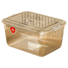 Dailycoo 簡約家用急救箱 雙色灰 40 x 30 x 21 cm, 1個