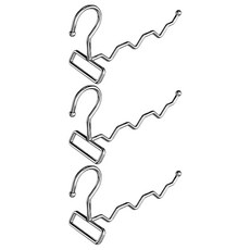 小麥購物 不鏽鋼折疊晾衣架 三鉤固定款 G835 輕巧便攜, 銀色